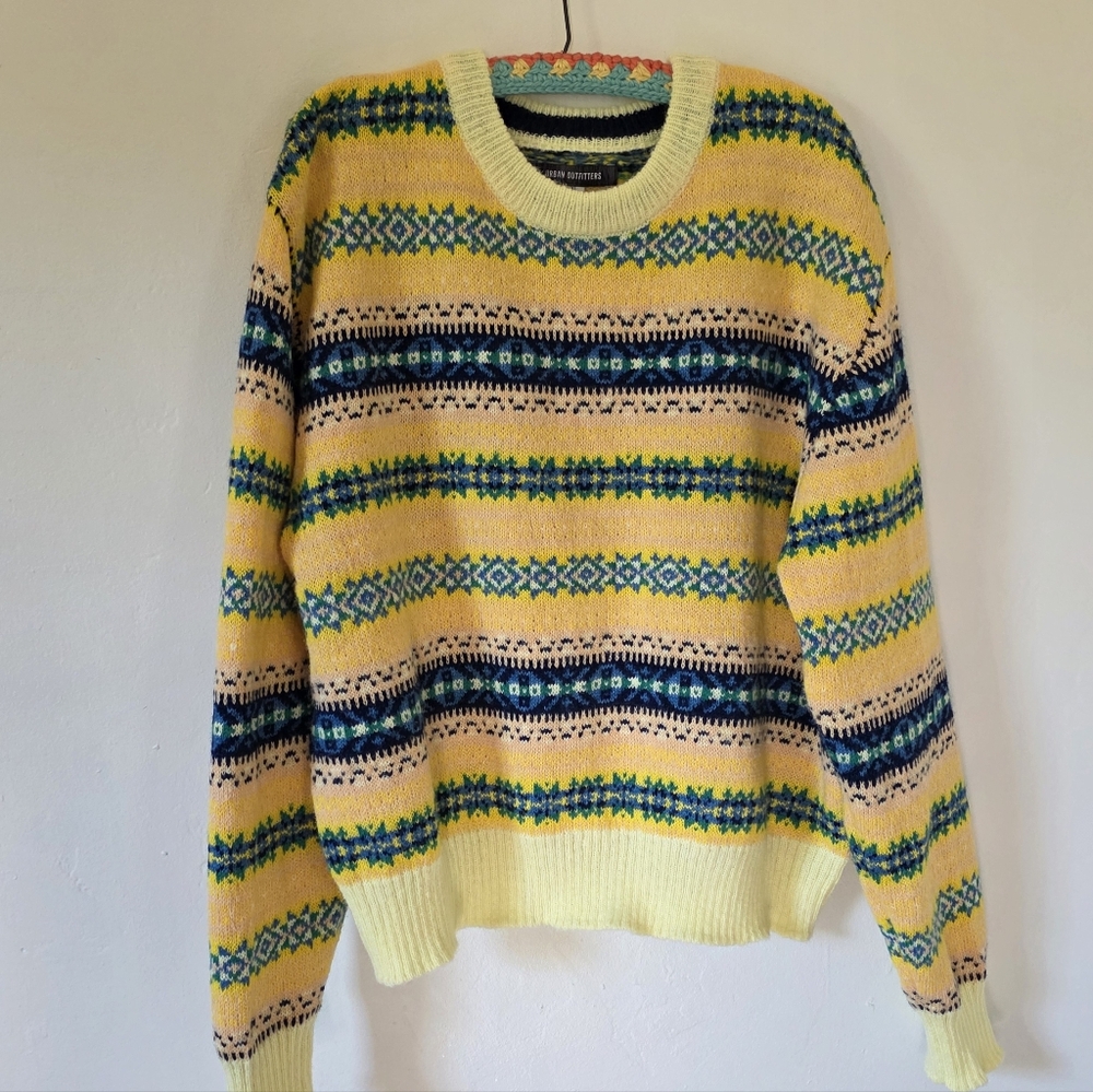 NWT URBAN OUTFITTERS Yellow Sweater Size XL - Picture 3 of 7